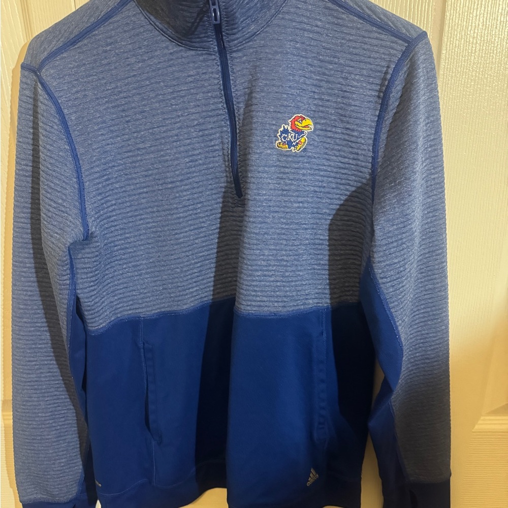 Adidas Royal Blue Striped Top